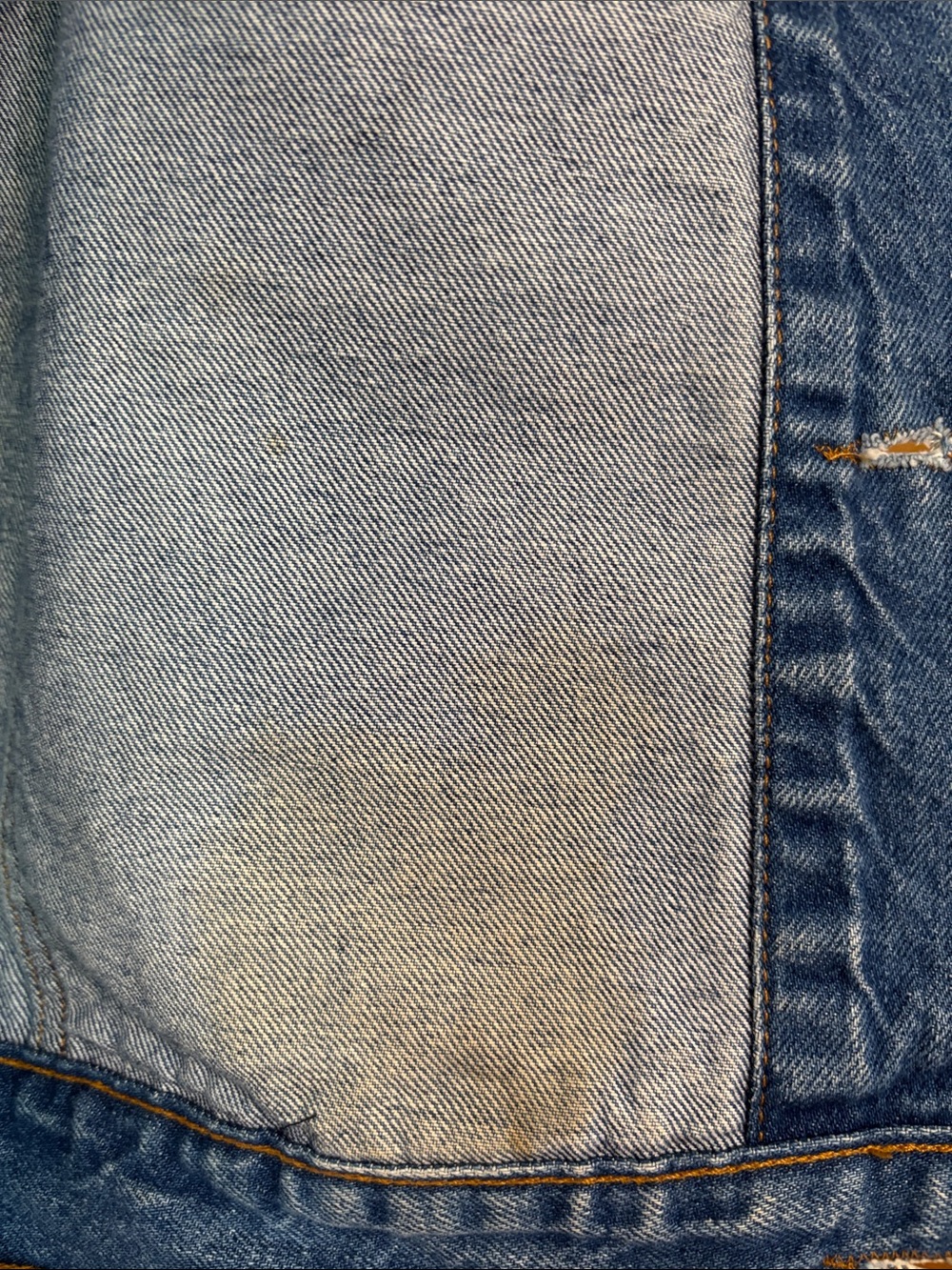 American Vintage large denim coat Jean jacket made in the USA Limited Express - Picture 12 of 16